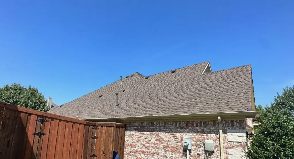 Completed roof replacement project in Clarkdale